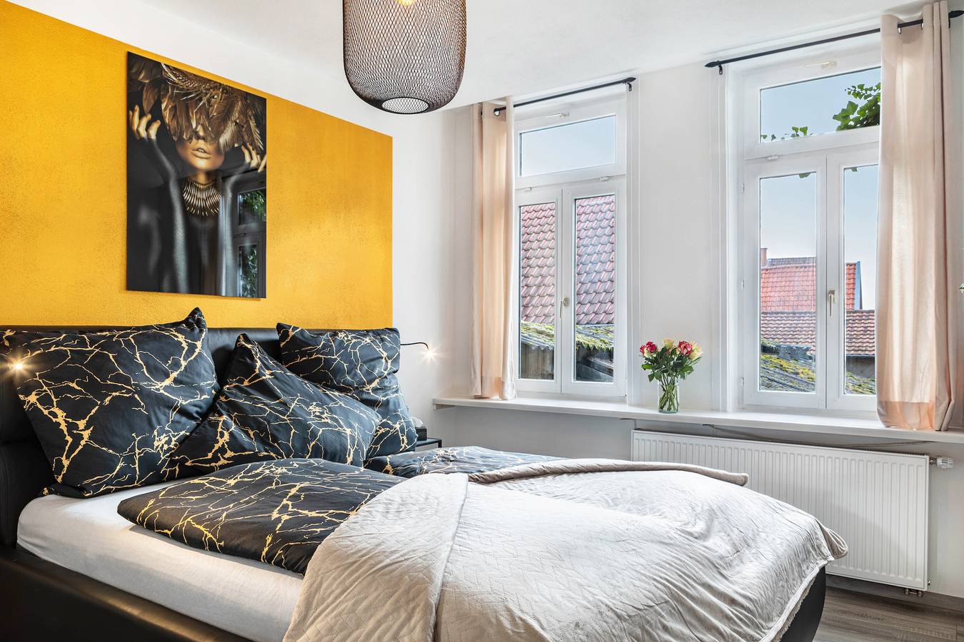 Marktplatz Ferienwohnung – Schlafzimmer